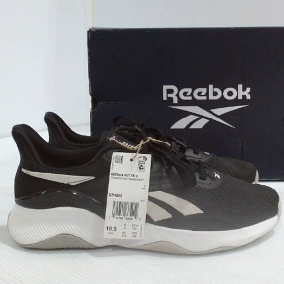NEW REEBOK HILT TR 3 WOMEN'S TRAINING SHOES BLACK/WHITE/PURE GRAY 10.5 - Picture 1 of 9